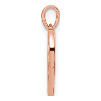 Rose Gold-Plated Sterling Silver Filigree Heart Pendant – view 3