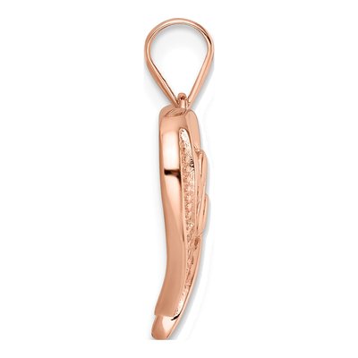 Rose Gold-Plated Sterling Silver CZ Mom Heart Pendant – view 3