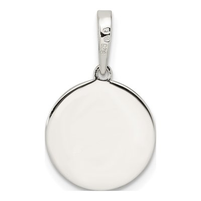 Sterling Silver Enameled Yin Yang Pendant – view 5