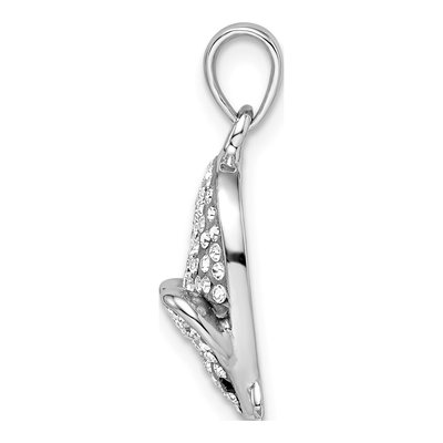 Sterling Silver Crystal Mouse Pendant – view 3