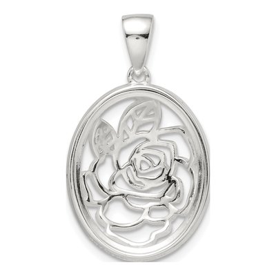 Sterling Silver CZ Pendant – view 5