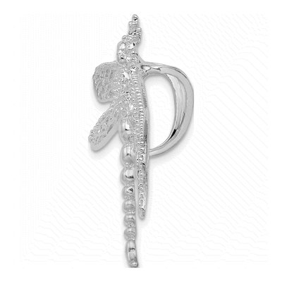 Sterling Silver Dragonfly Filigree Slide Pendant – view 3