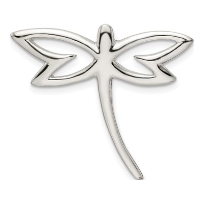Sterling Silver Dragonfly Slide Pendant