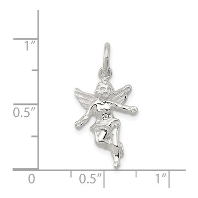 Sterling Silver Angel Pendant – view 4