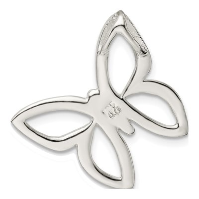 Sterling Silver Butterfly Slide Pendant – view 5