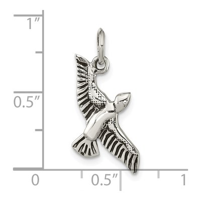 Sterling Silver Seagull Pendant – view 4