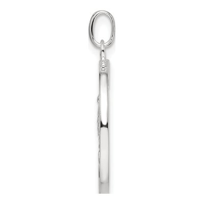 Sterling Silver Owl Pendant – view 3