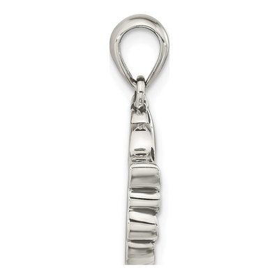 Sterling Silver Antiqued Horse Pendant – view 3