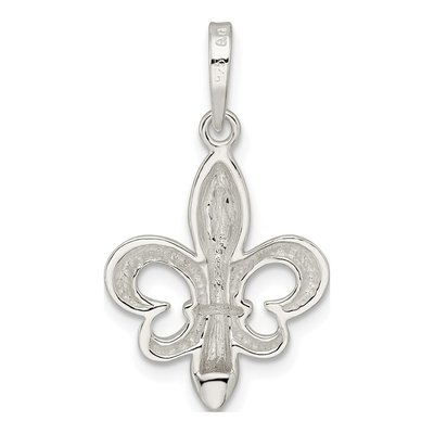 Sterling Silver Fleur de Lis Pendant – view 5