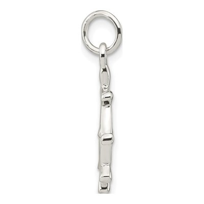 Sterling Silver Ship's Wheel Pendant – view 3