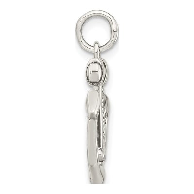 Sterling Silver Anchor Pendant – view 3