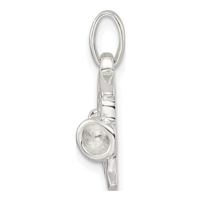 Sterling Silver I Love Cheer Pendant – view 3