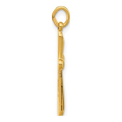 Gold-Plated Sterling Silver Cross Pendant – view 3