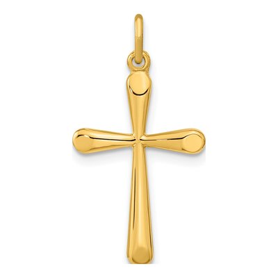 Gold-Plated Sterling Silver Cross Pendant