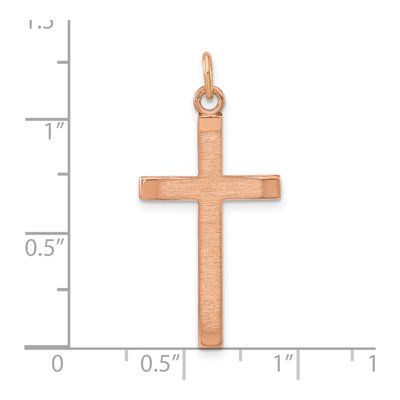 Rose Gold-Plated Sterling Silver Cross Pendant – view 4