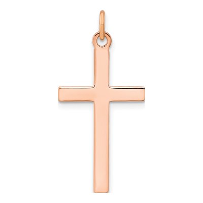 Rose Gold-Plated Sterling Silver Cross Pendant – view 5