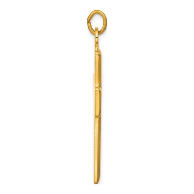 Sterling Silver Gold-Plated Cross Pendant – view 3