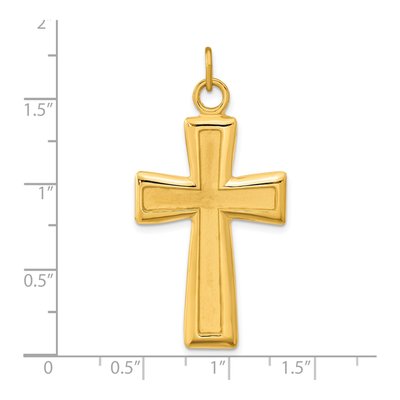 Sterling Silver Gold-Plated Cross Pendant – view 4