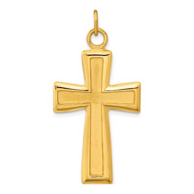 Gold-Plated Sterling Silver Cross Pendant