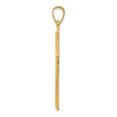 Gold-Plated Sterling Silver Cross Pendant – view 3