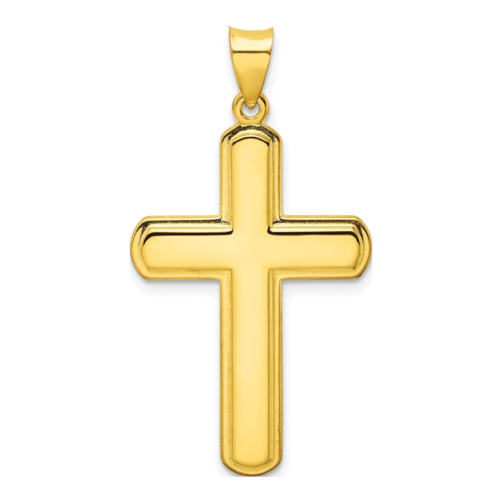 Gold-Plated Sterling Silver Cross Pendant