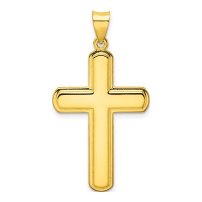 Gold-Plated Sterling Silver Cross Pendant