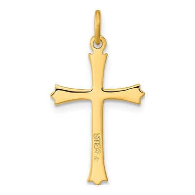 Gold-Plated Sterling Silver Cross Pendant – view 5