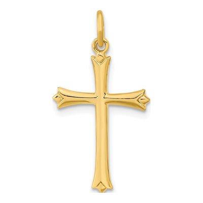 Gold-Plated Sterling Silver Cross Pendant