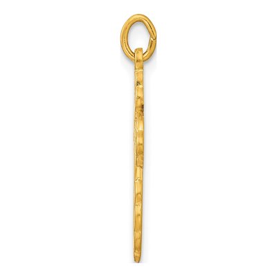 Gold-Plated Sterling Silver Miraculous Symbols Cross Pendant – view 3