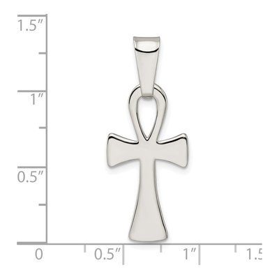 Sterling Silver Ankh Cross Pendant – view 4
