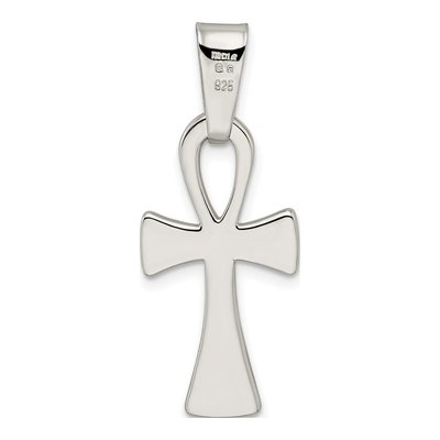 Sterling Silver Ankh Cross Pendant – view 5