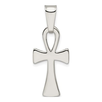 Sterling Silver Ankh Cross Pendant