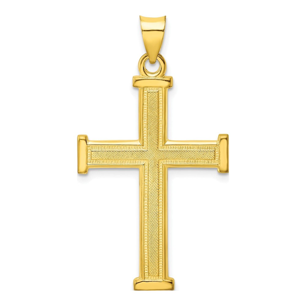 Gold-Plated Sterling Silver Cross Pendant