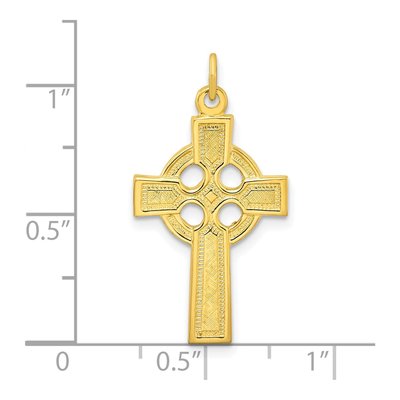 Gold-Plated Sterling Silver Cross Pendant – view 4