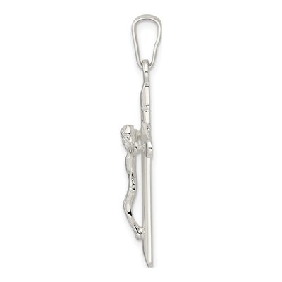 Sterling Silver Crucifix Pendant – view 3