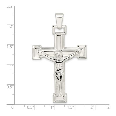 Sterling Silver Crucifix Pendant – view 4