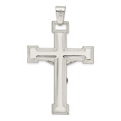 Sterling Silver Crucifix Pendant – view 5