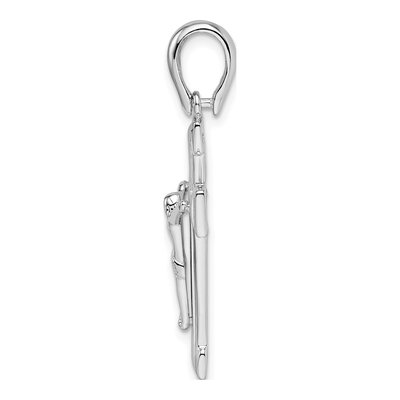 Sterling Silver Crucifix Pendant – view 3
