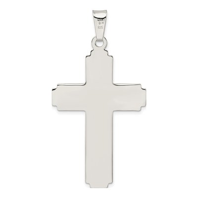 Sterling Silver Large Crucifix Pendant – view 5