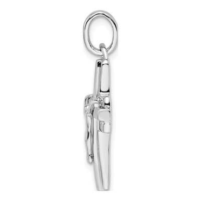Sterling Silver Crucifix Pendant – view 3