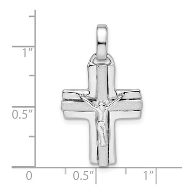 Sterling Silver Crucifix Pendant – view 4