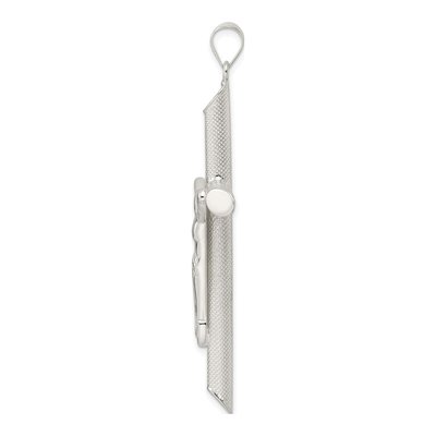 Sterling Silver Tube Crucifix Cross Pendant – view 3