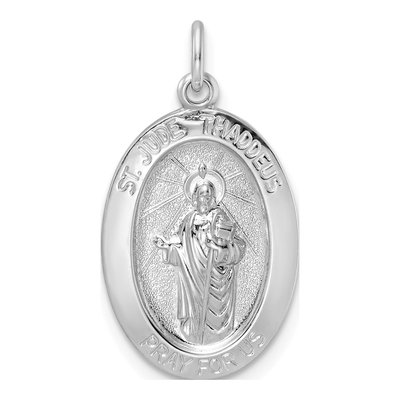 Sterling Silver Saint Jude Pendant