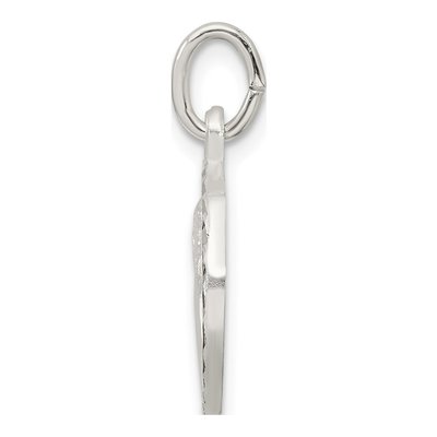 Sterling Silver Cherub Circle Pendant – view 3