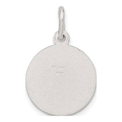 Sterling Silver Cherub Circle Pendant – view 5