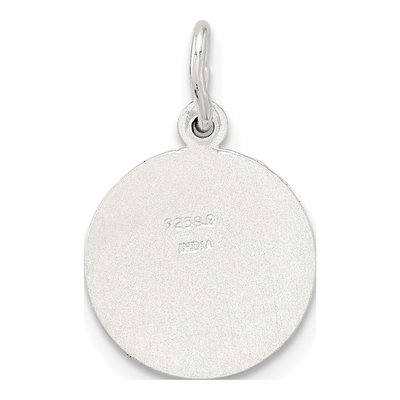 Sterling Silver Cherub Circle Pendant – view 5
