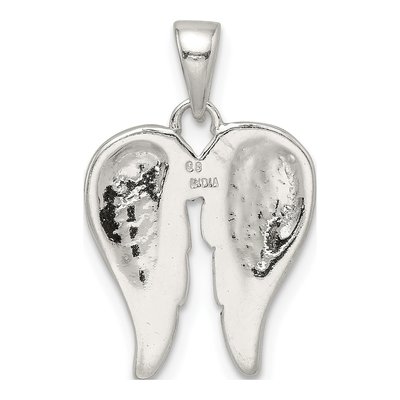 Sterling Silver Angel Wings Pendant – view 5