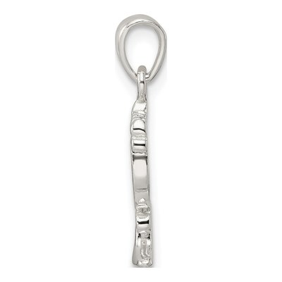 Sterling Silver Menorah Pendant – view 3