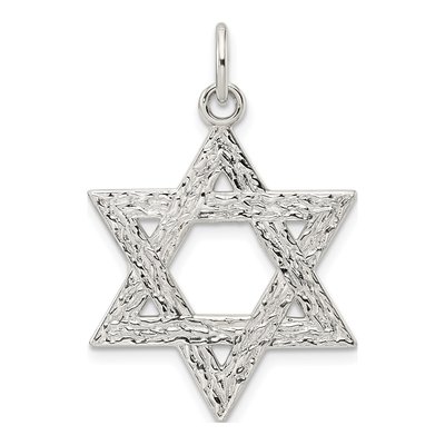 Sterling Silver Star of David Pendant