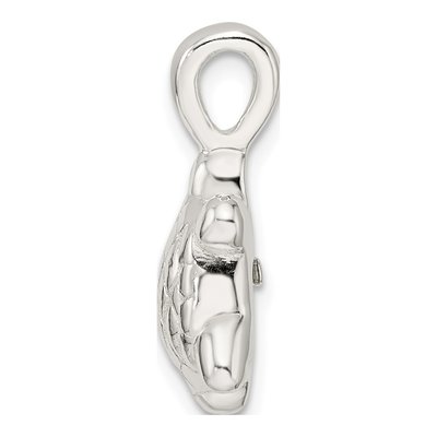 Sterling Silver Turtle Pendant – view 3